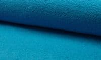 Double Sided Cotton TERRY TOWELLING Fabric Material - AQUA